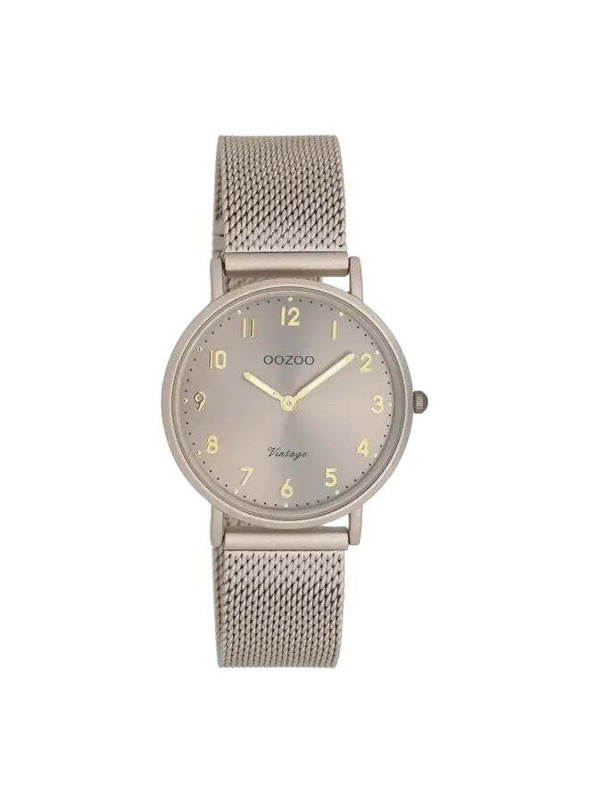 OOZOO Vintage horloge C20382 Taupe
