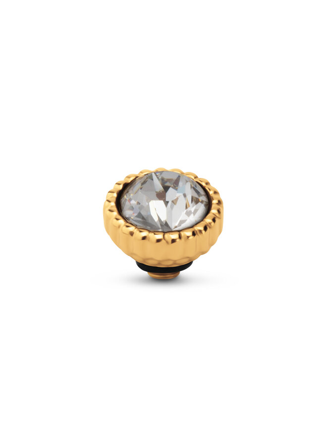 Melano Twisted meddy Bali Petite CZ Crystal F. Goudkleurig