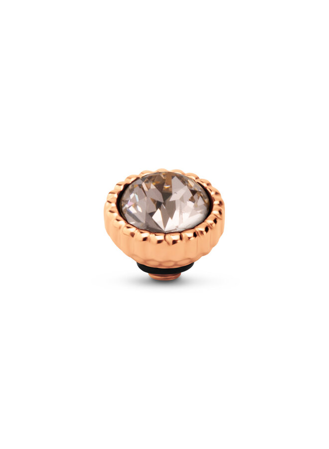 Melano Twisted meddy Bali Petite CZ Silk F. Rosékleurig