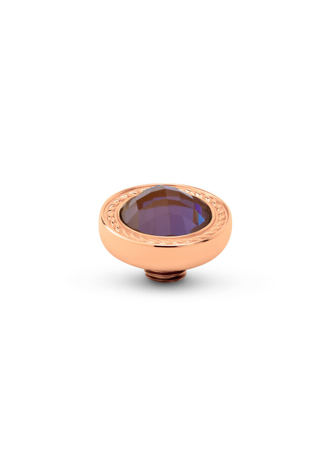 Melano Vivid meddy Round Swirl Litchi Rosékleurig