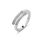 Melano Friends ring Lexy CZ Zilverkleurig
