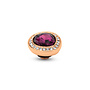 Melano Twisted meddy Droplet CZ Amethyst Rosékleurig