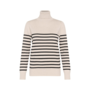 Trui MilaSZ St. Rollneck Gray Morn Mila Stripe