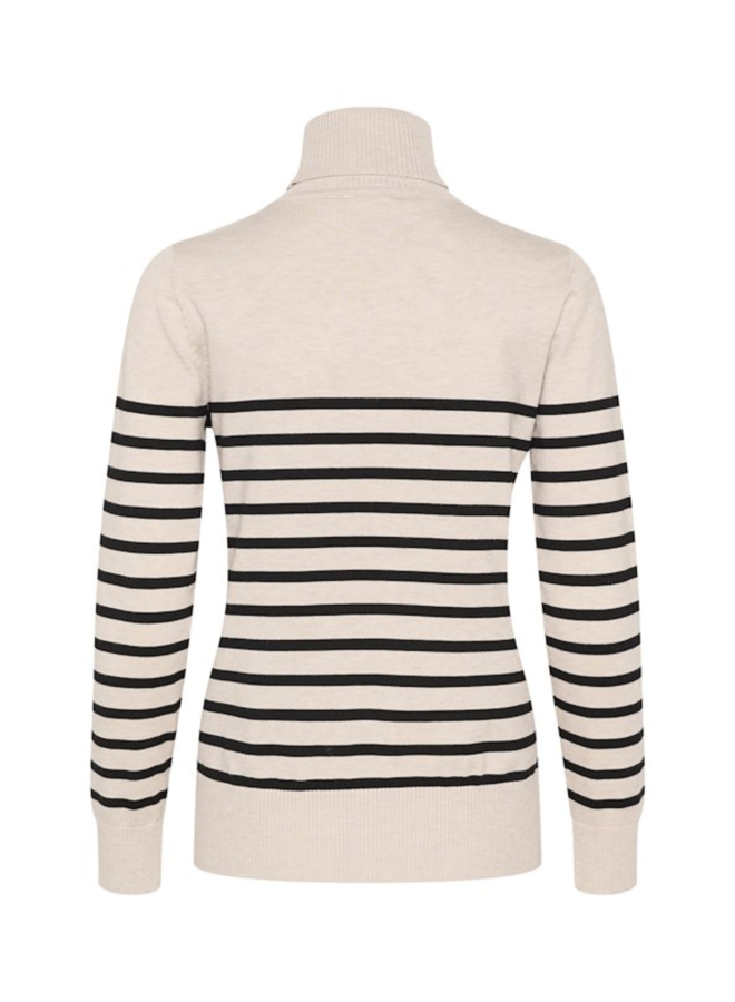 Trui MilaSZ St. Rollneck Gray Morn Mila Stripe