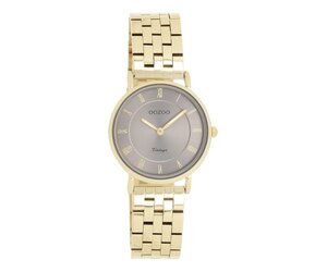 OOZOO Vintage horloge C20377 Goud Taupe Jewelz More