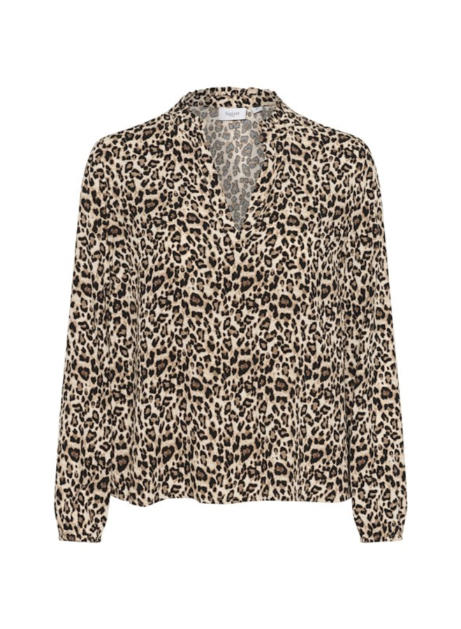 Blouse EdaSZ Black Reg Leo