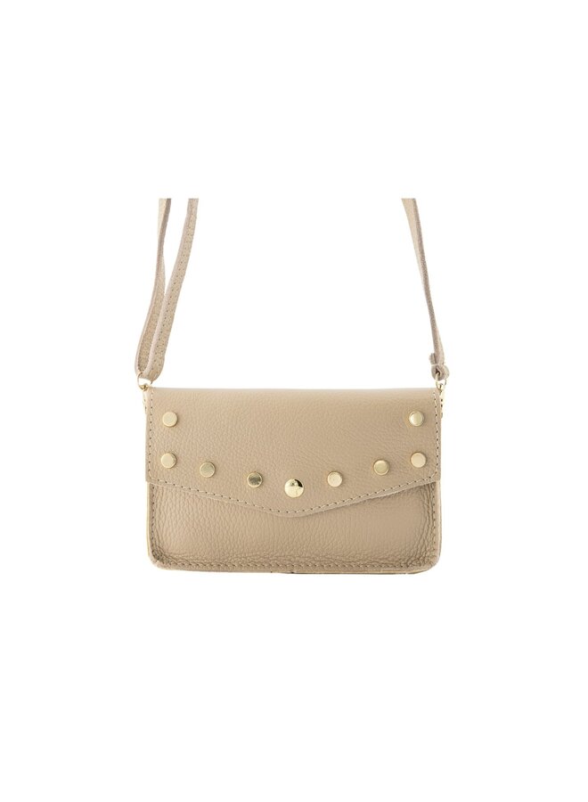 Jewelz tas Laura Classic Grain Taupe/Goudkleurig
