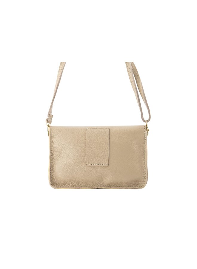 Jewelz tas Laura Classic Grain Taupe/Goudkleurig
