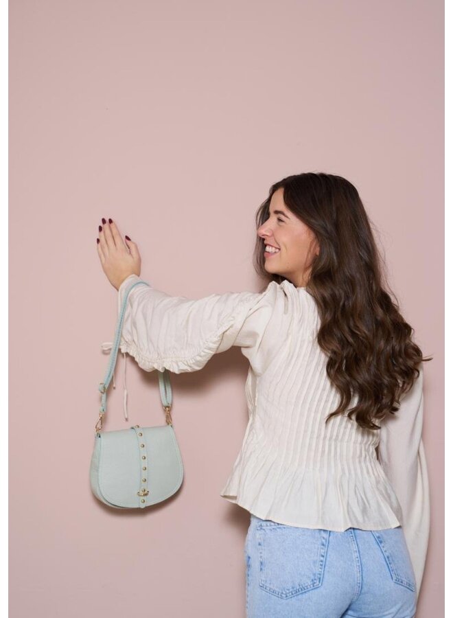 Baggyshop tas All About Fun Saliegroen