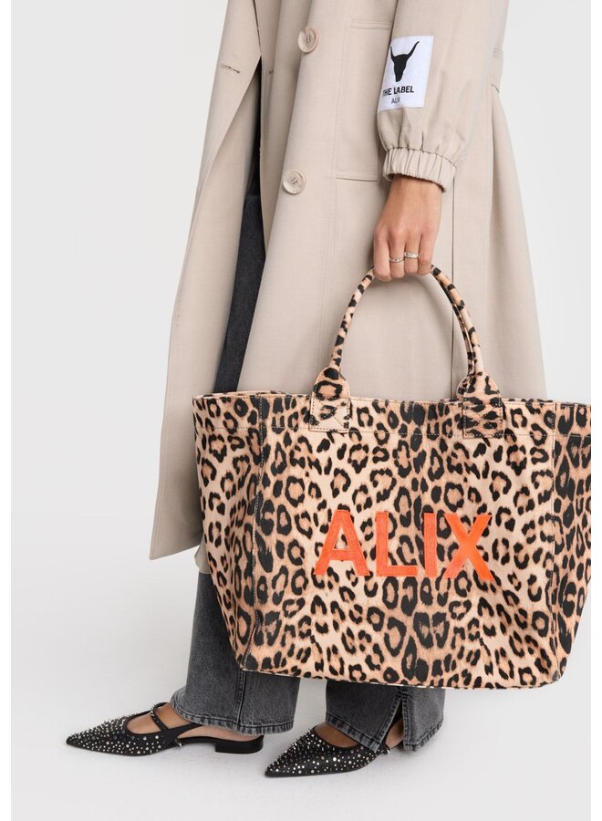 Tas Leopard Canvas Animal