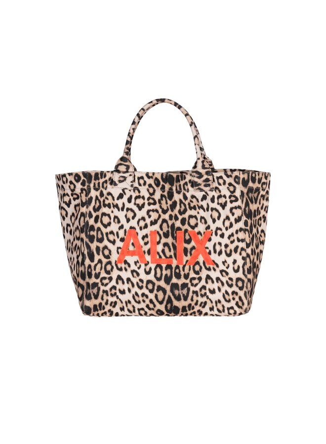 Tas Leopard Canvas Animal
