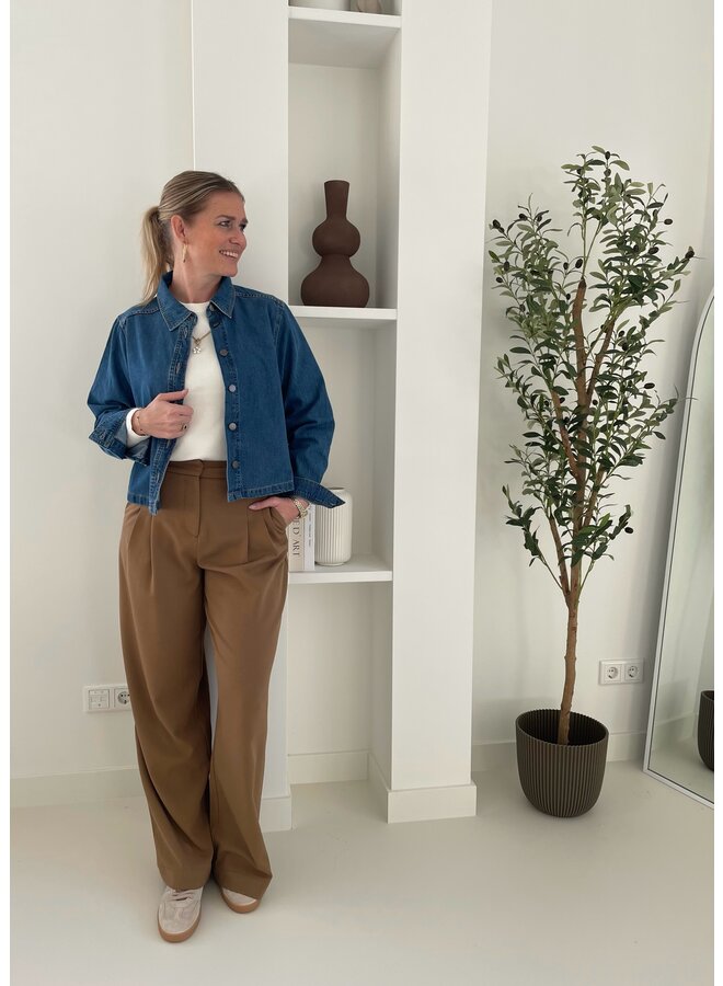 Blouse Adalyn Elena Mid Blue Wash