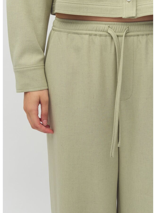Broek Christoff-M Pistachio Green Melange