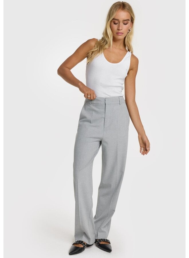Broek Foil Stripe Light Grey Melange