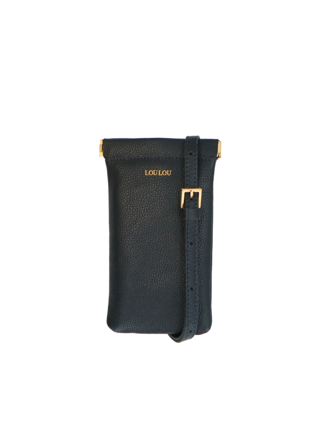 LouLou tas Mia Donkerblauw/Goudkleurig