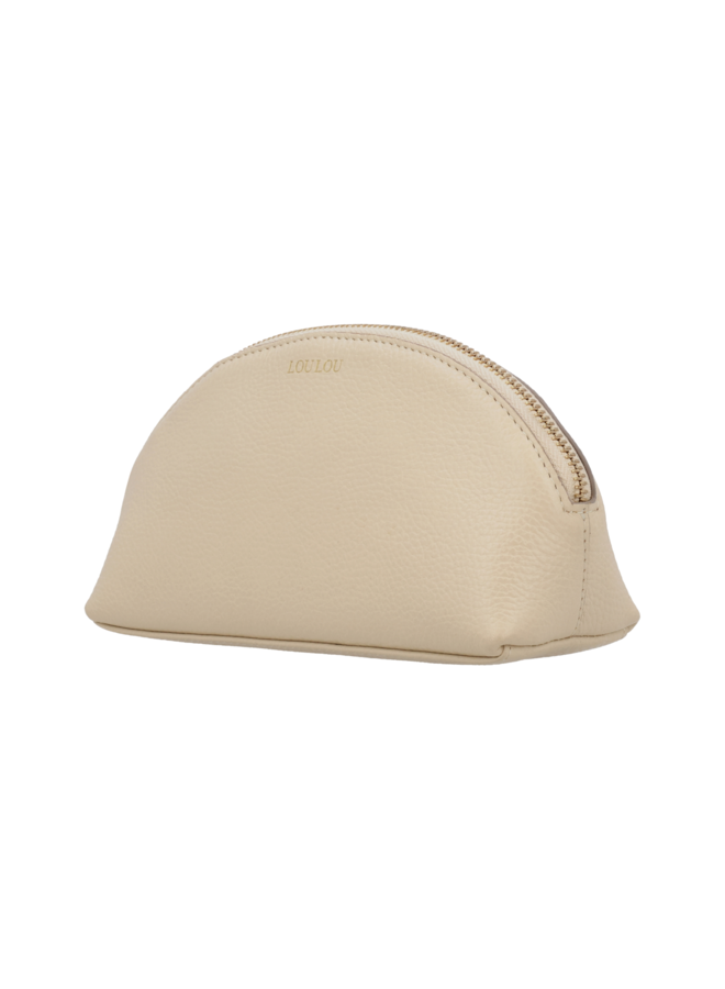 LouLou make-up tas Madame Jolie Beige/Goudkleurig