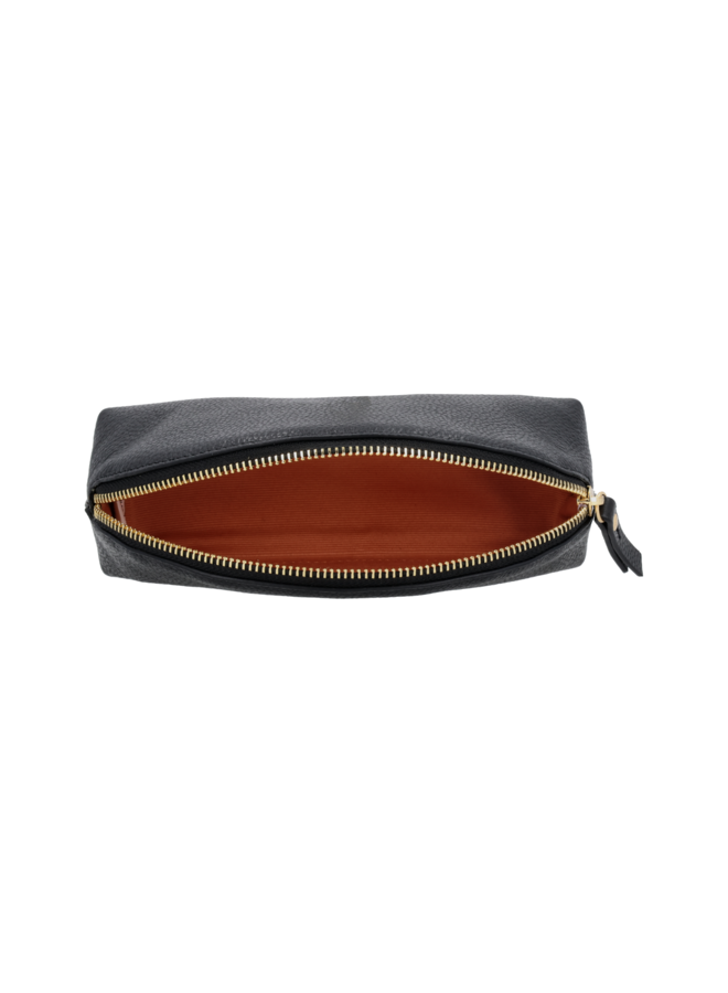 LouLou make-up tas Madame Jolie Zwart/Goudkleurig