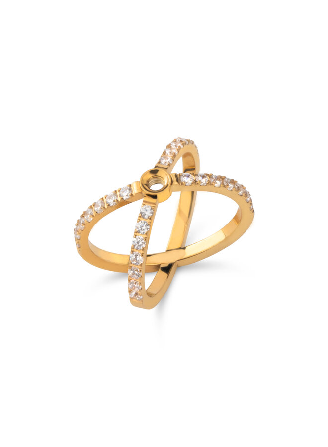 Melano Twisted ring Timmy Goudkleurig
