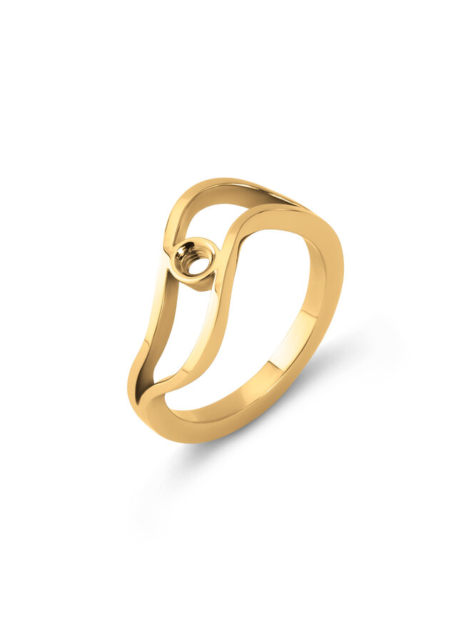 Melano Twisted ring Tamara Goudkleurig