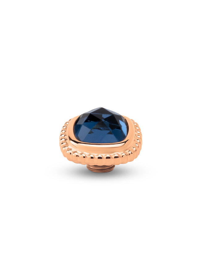 Melano Vivid meddy Bali CZ Square Lake Blue Rosékleurig