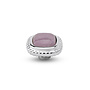 Melano Vivid meddy Bali Gem Square Amethyst Zilverkleurig