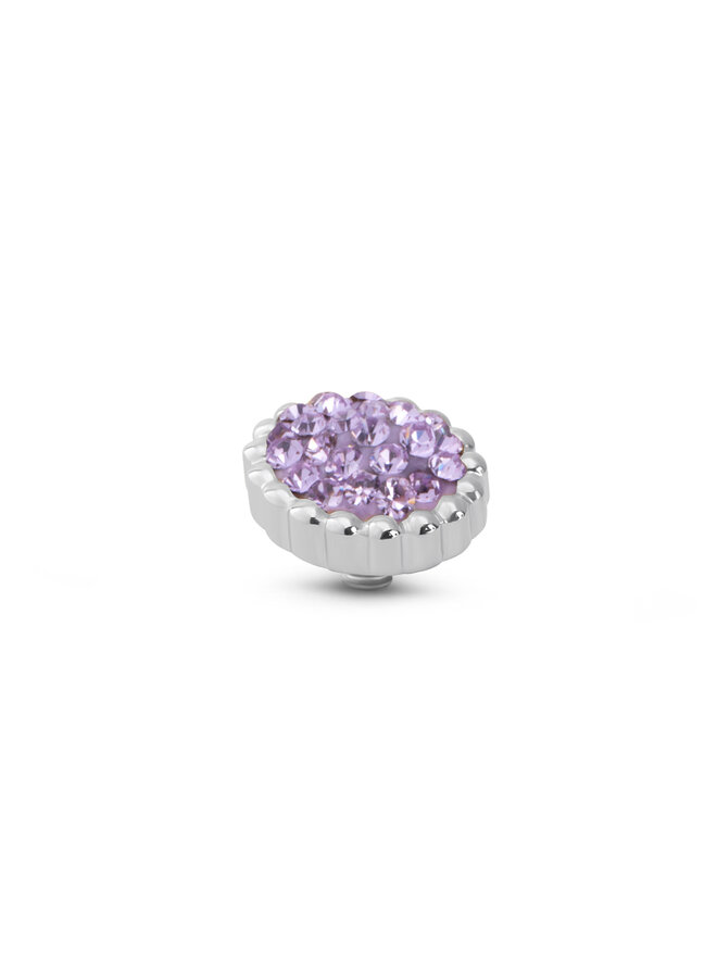 Melano Twisted meddy Bali Flat Lavender Zilverkleurig