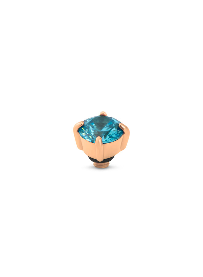 Melano Twisted meddy Glint Aqua Blue Rosékleurig