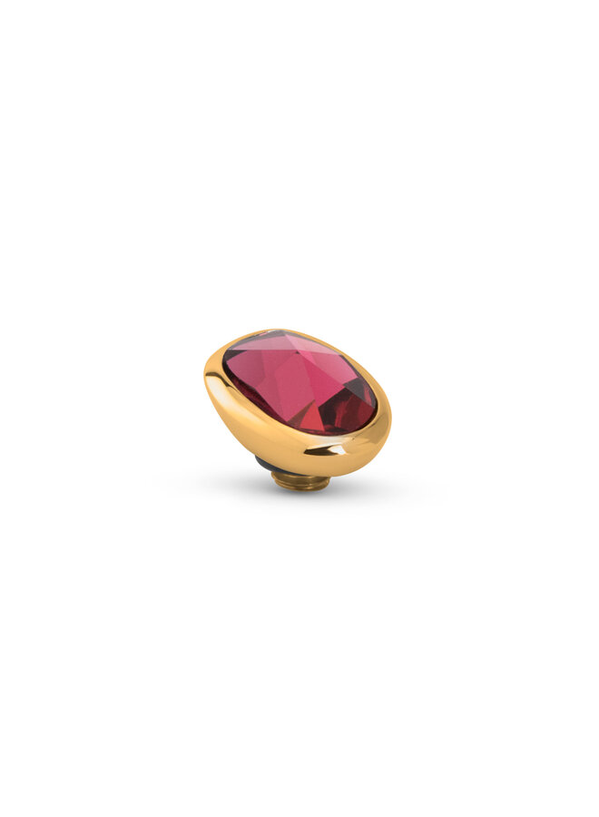 Melano Twisted meddy Cloudy Oval Fuchsia Goudkleurig