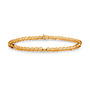 Sparkling Jewels armband Saturn Small Light Gold Citrine Quartz Goudkleurig