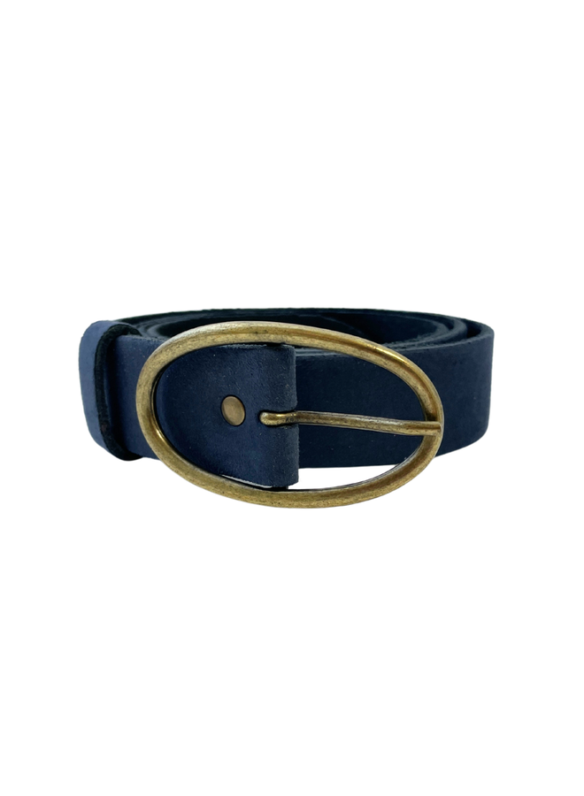 Elvy riem Apollo 30440 Blauw/Goudkleurig