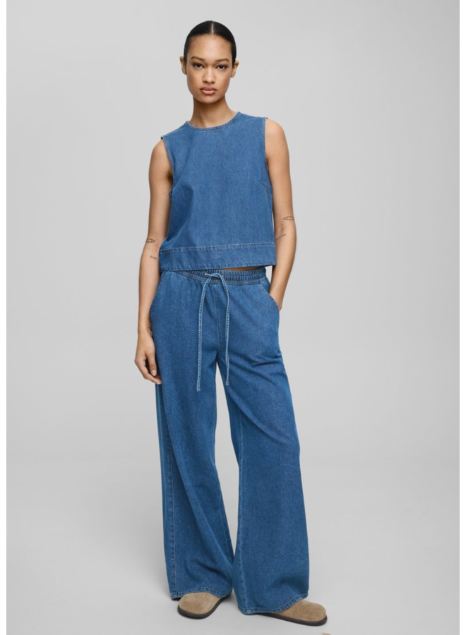 Broek Jolene Elena Mid Blue Wash