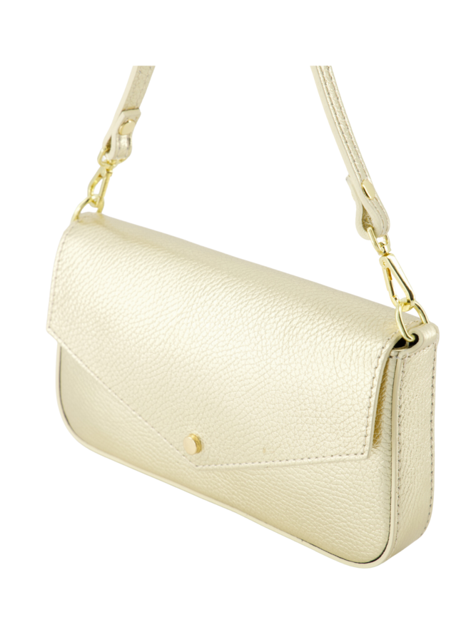Jewelz tas Brandy Classic Grain Goudkleurig
