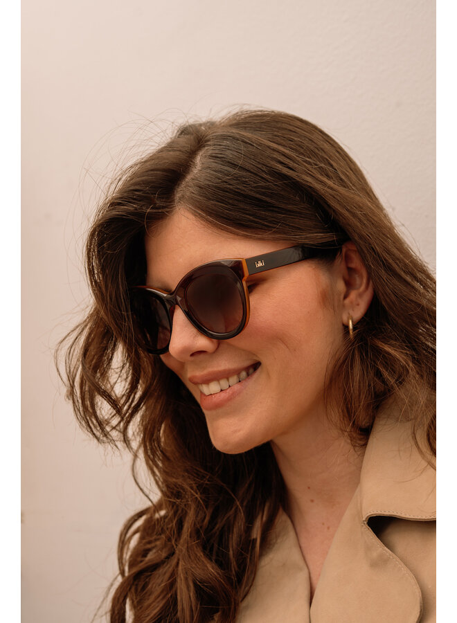 iKKi zonnebril Claire 41-4 Gold Brown/Gradient Brown