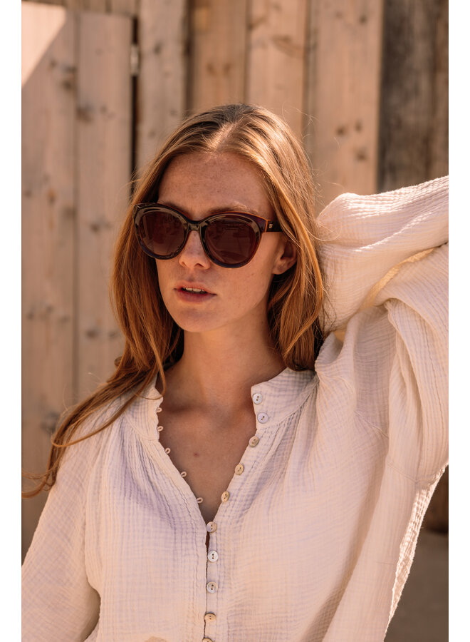 iKKi zonnebril Claire 41-4 Gold Brown/Gradient Brown