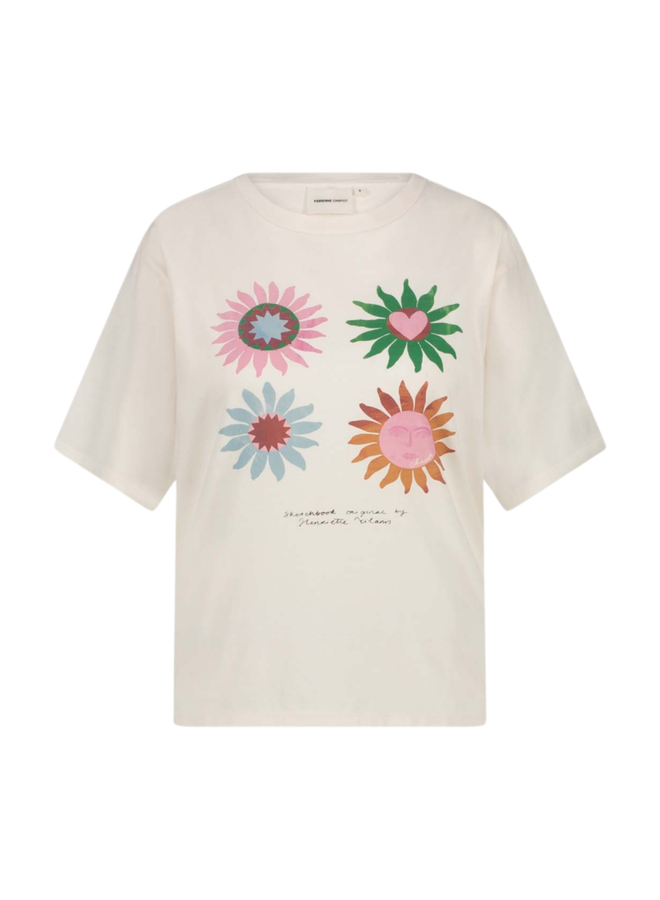 T-shirt Steve Sketchbook Cosy White