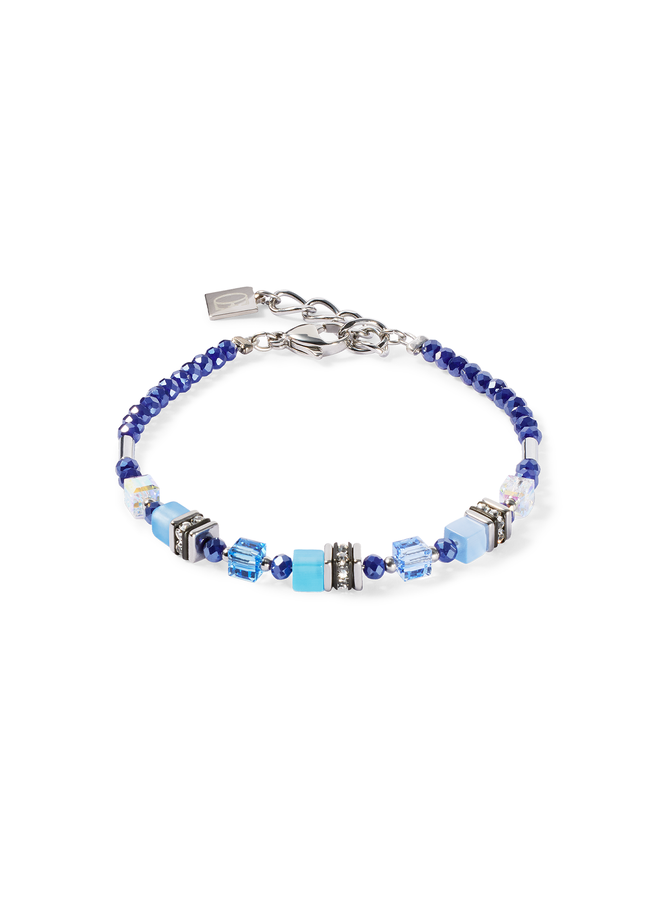 COEUR de LION armband 4565/0700 Blauw/Zilverkleurig
