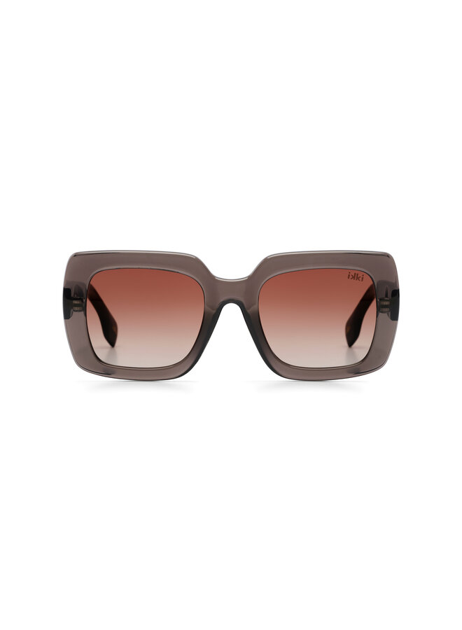 iKKi zonnebril Marjan 55-2 Transparent Grey/Gradient Brown
