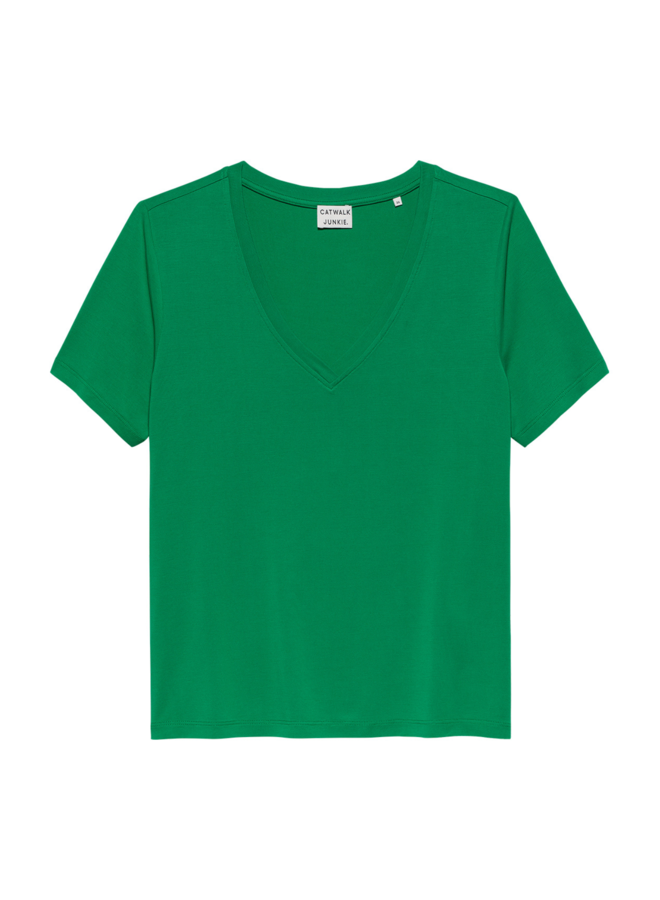 T-shirt V-Neck Jelly Bean