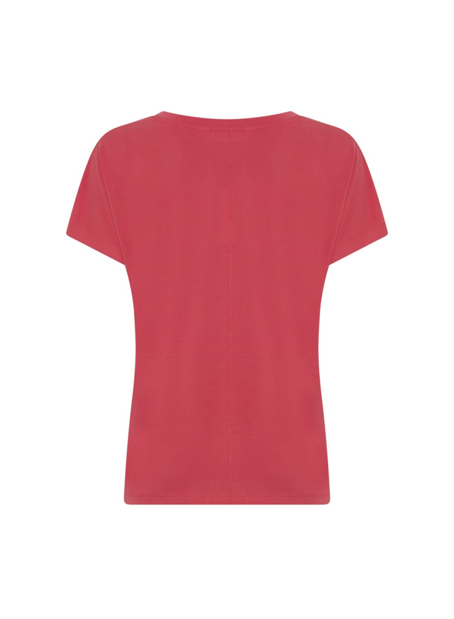 T-shirt Fenya V Rose Red