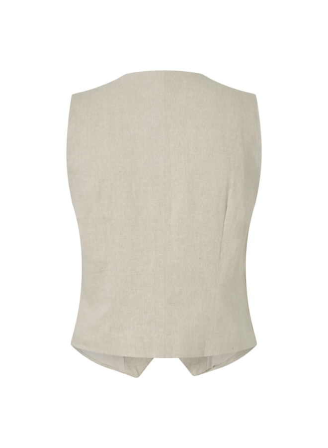 Gilet Flavio-M Natural Linen