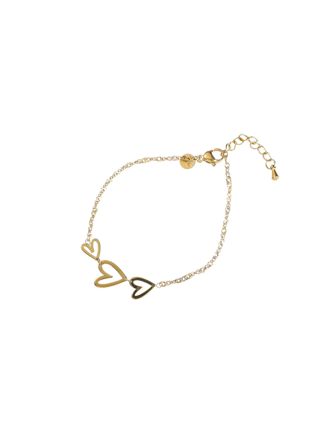 Day & Eve armband B5339-2 Goudkleurig