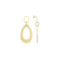 LOTT. oorbellen Maud Druppel S Goudkleurig