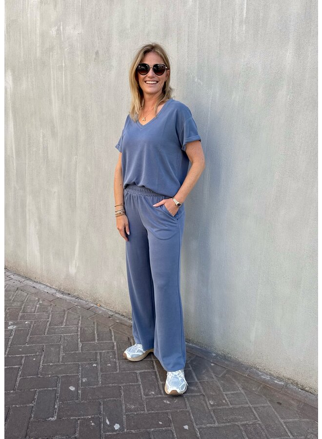 Broek Asaka-M Luxe Vintage Indigo