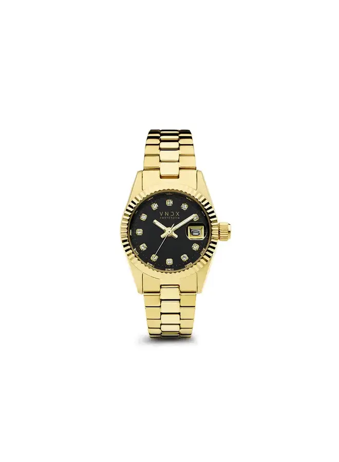 VNDX horloge Dare Devil XS MD43002-01 Goudkleurig/Zwart