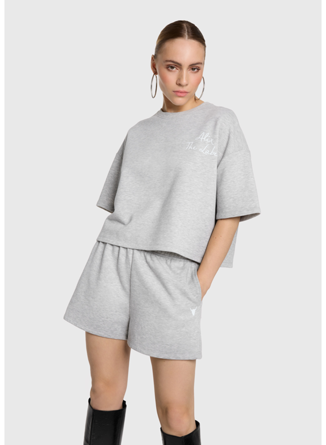 Short Sweat Light Grey Melange