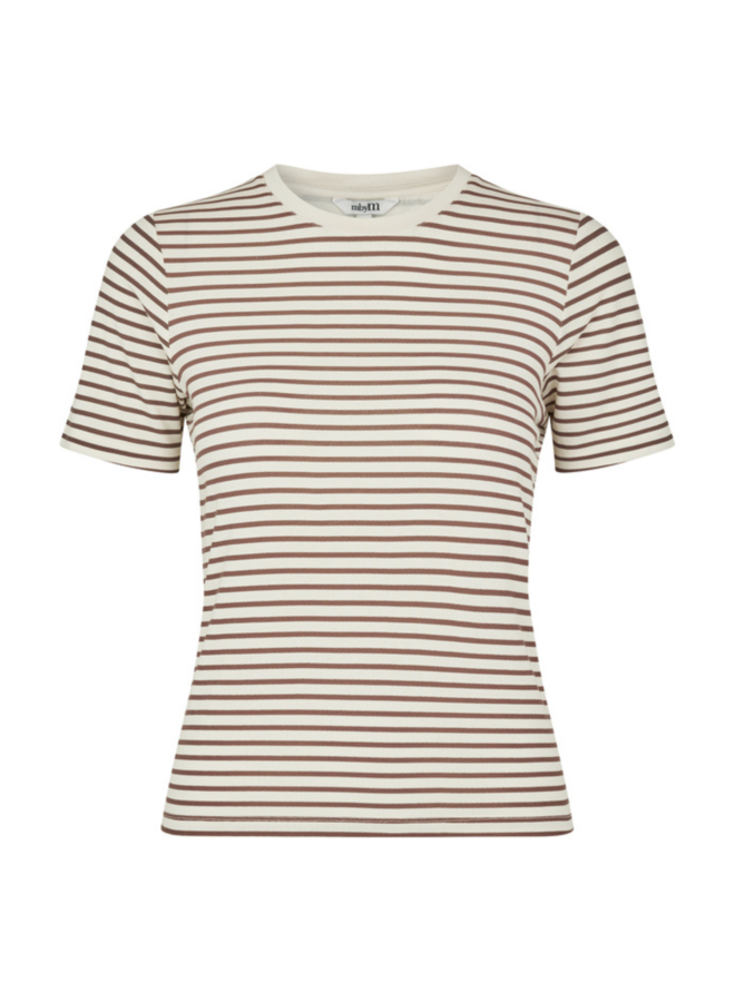 T-shirt Julie-M Java Sugar Stripe