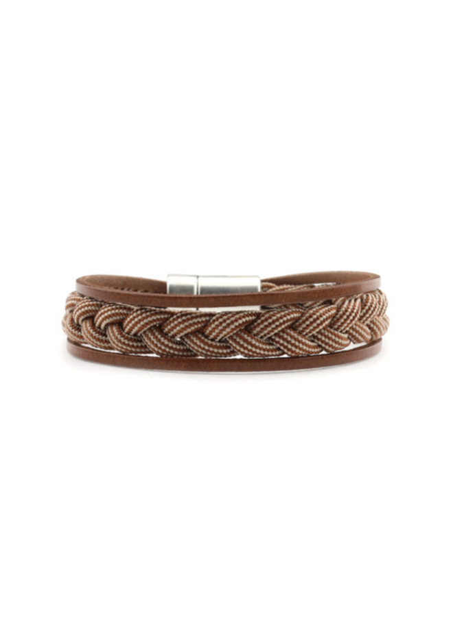 QOSS armband Levi Walnoot/Bruin