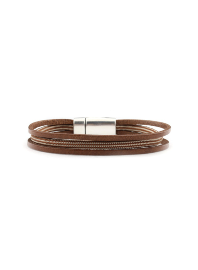 QOSS armband Max Walnoot/Bruin