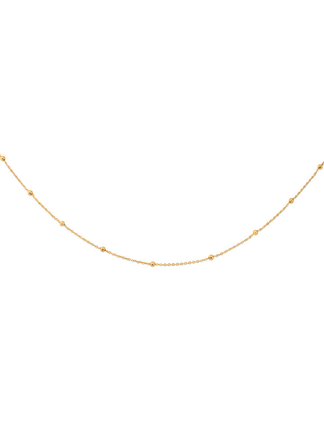 Melano Friends ketting Rosa Goudkleurig