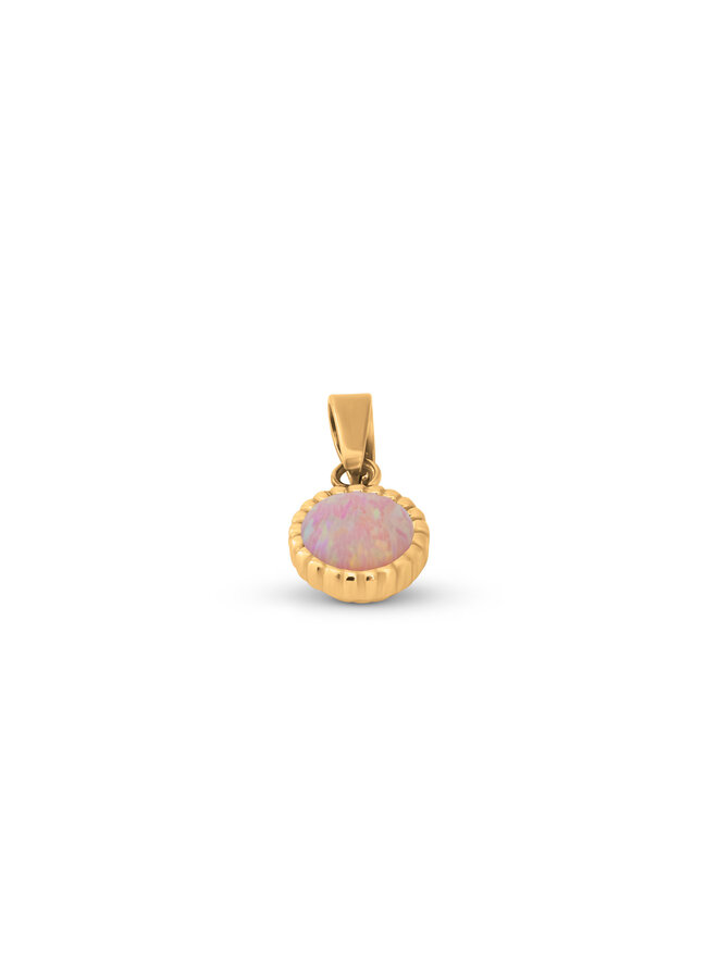 Melano Friends hanger Sunny Bali Pink Opal Goudkleurig